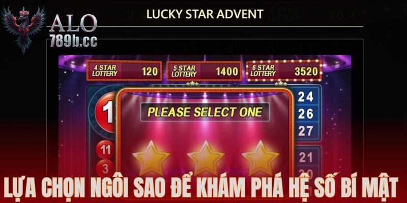 Lựa chọn ngôi sao để khám phá hệ số bí mật